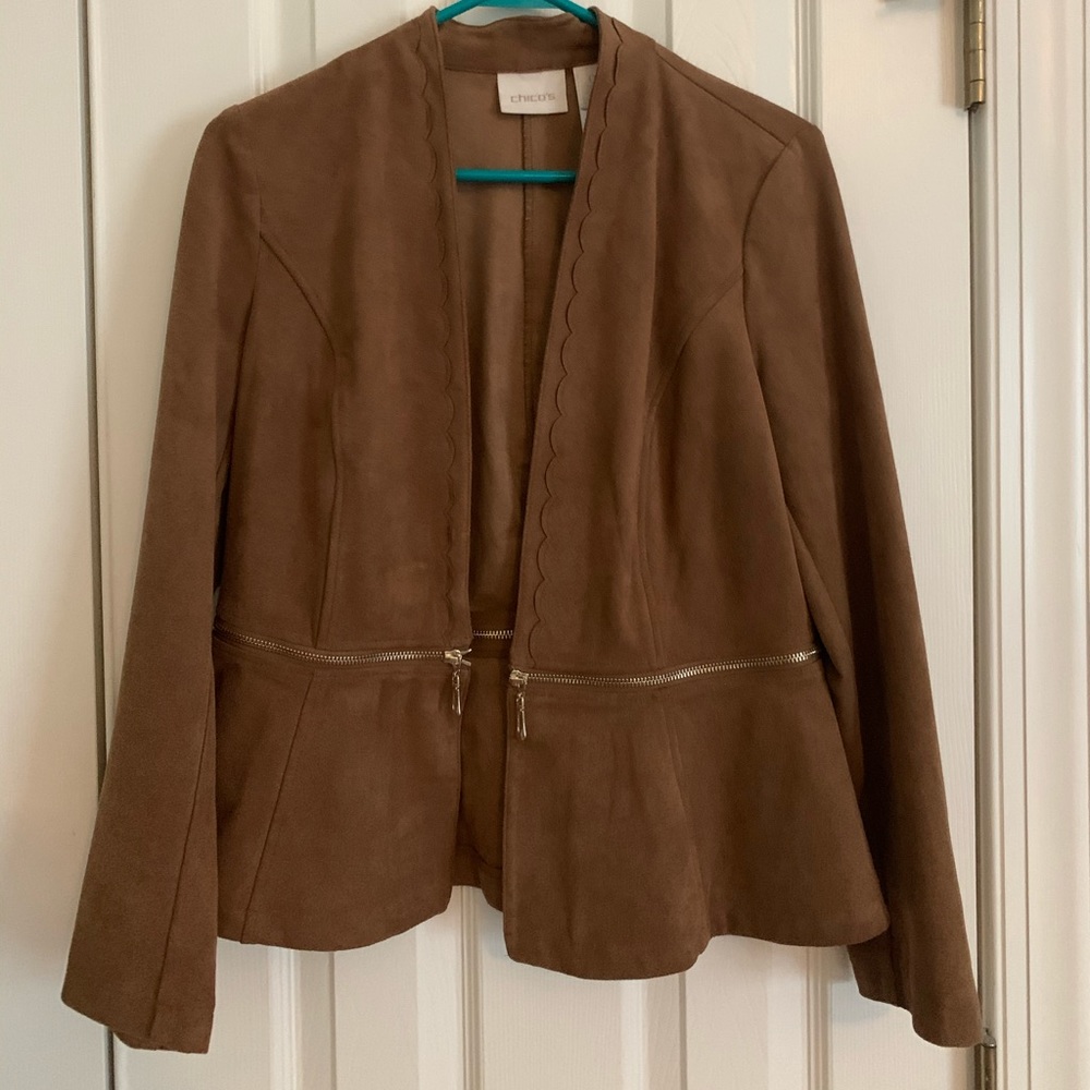Swayed Detachable Cropped Chico’s Jacket